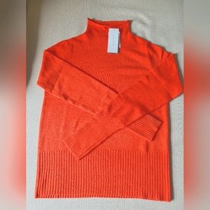 NWT, Turtleneck sweater French Connection, size Small (S), red/orange